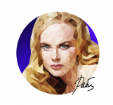 Nicole Kidman Low Poly