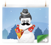 Игровой модуль-конструктор для конкурса новогодней открытки [201