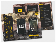 Оформление промо-материалов рекламной компании Caterpillar