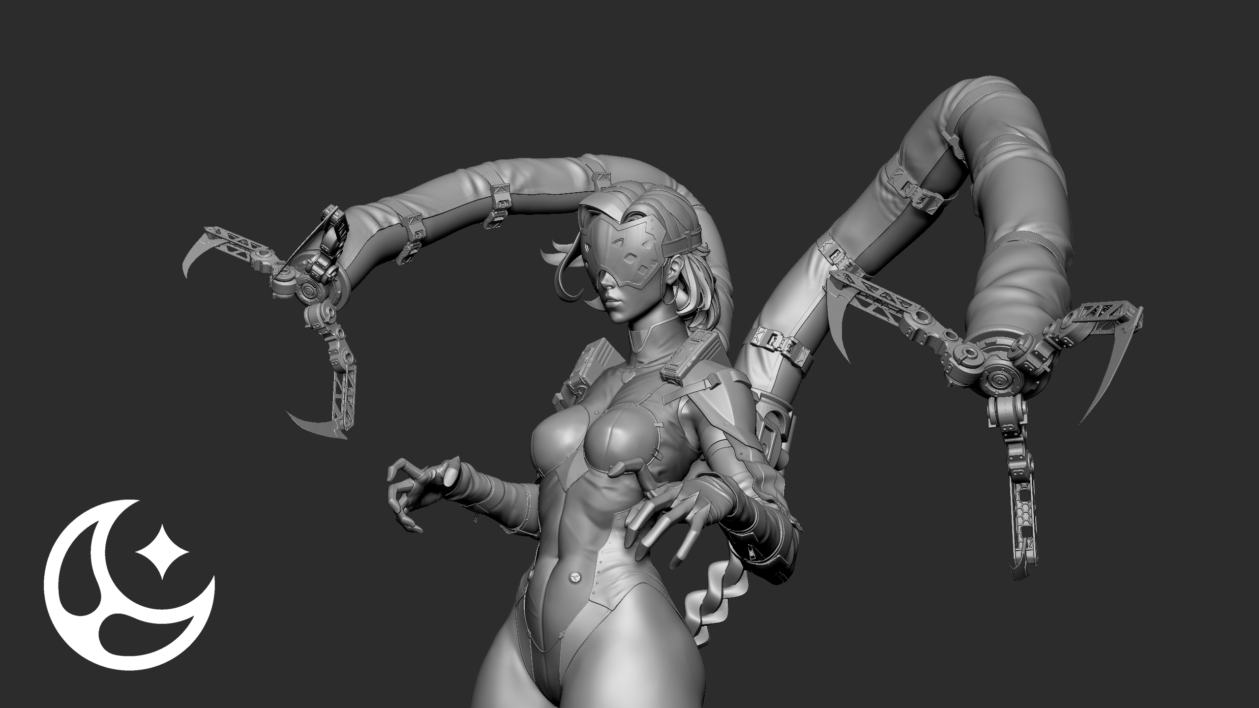 Sculpt Of Mecha Women