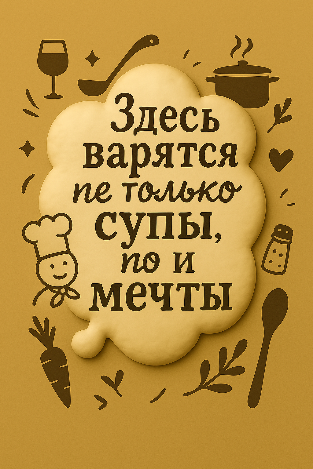 Проект: Кухонные постеры с настроением