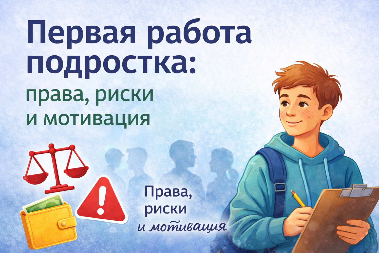 Первая работа подростка: права, риски и осознанный старт