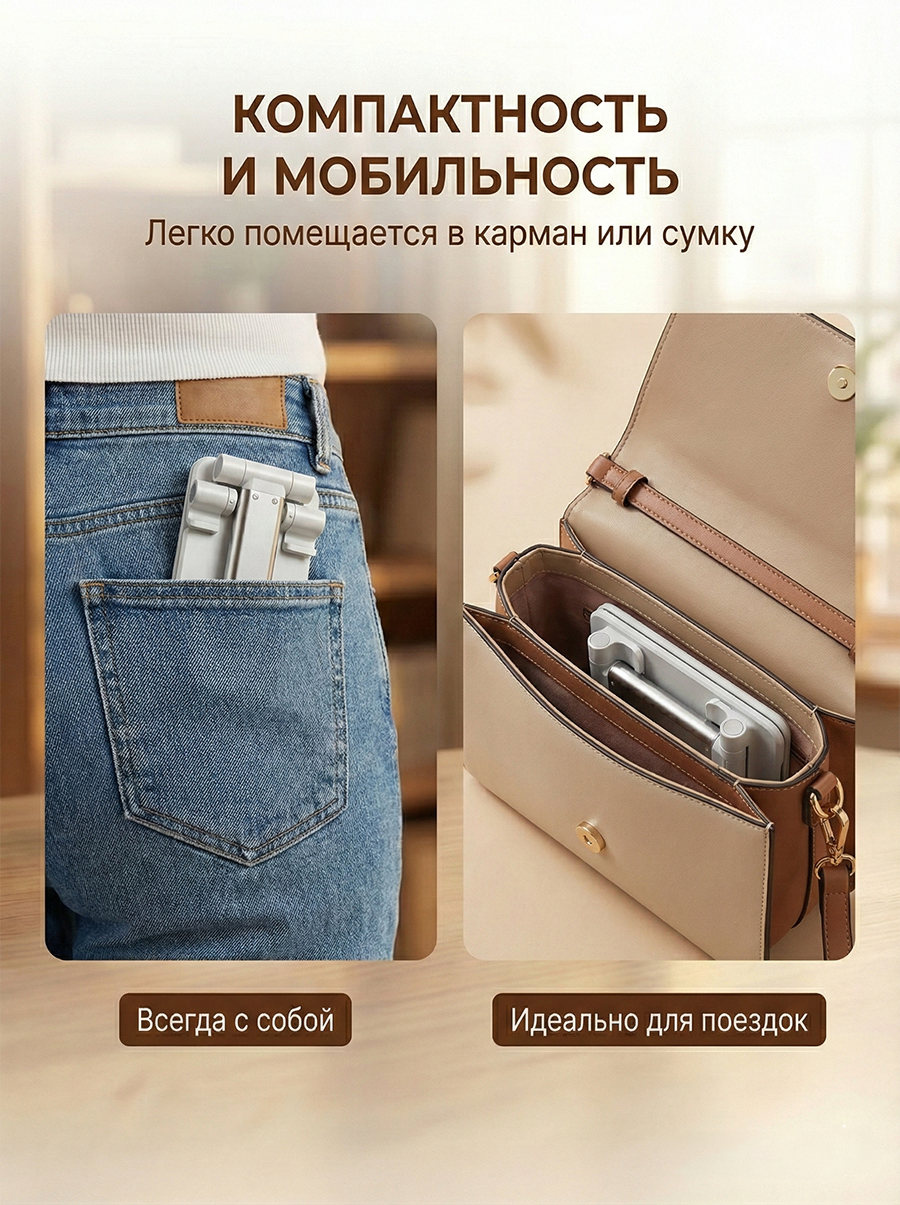 Карточка для маркетплейса *Подставка универсальная для гаджетов*