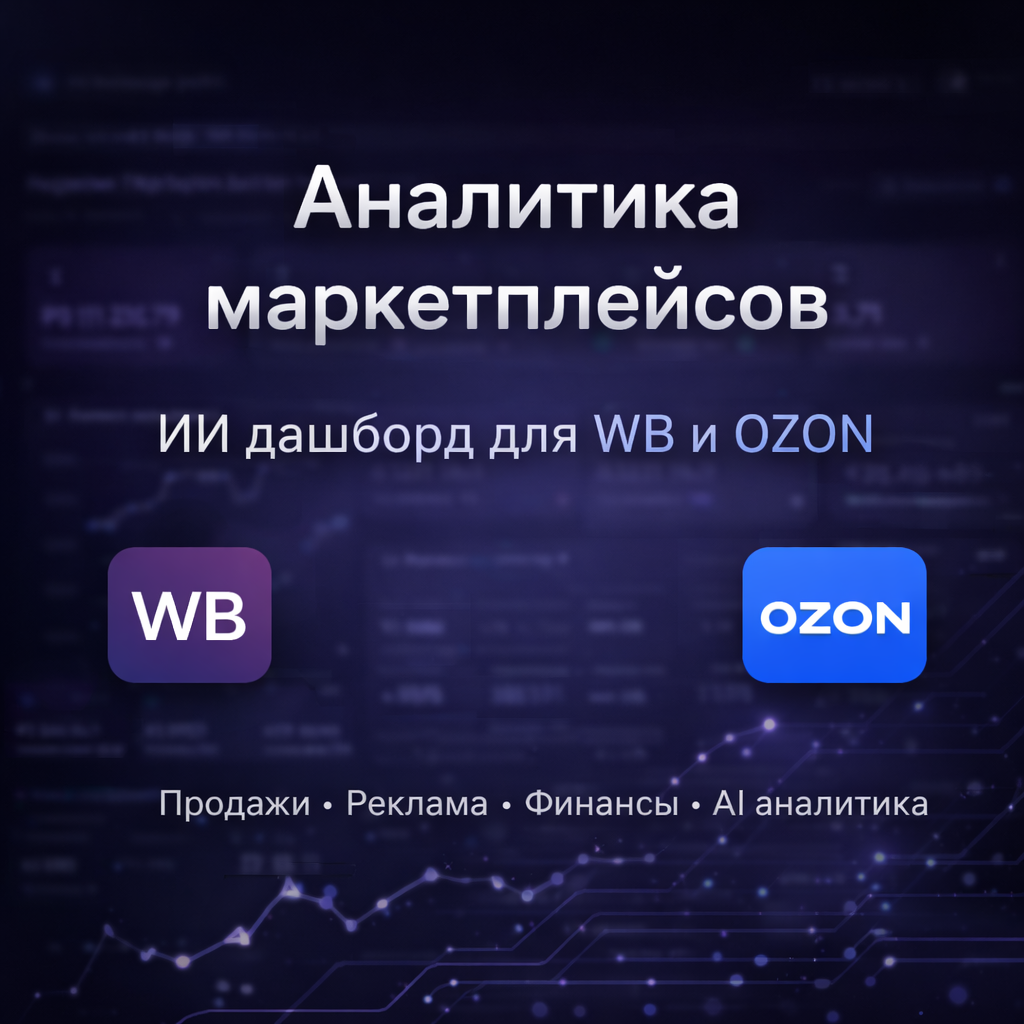 Система аналитики и управления рекламой WB + Ozon