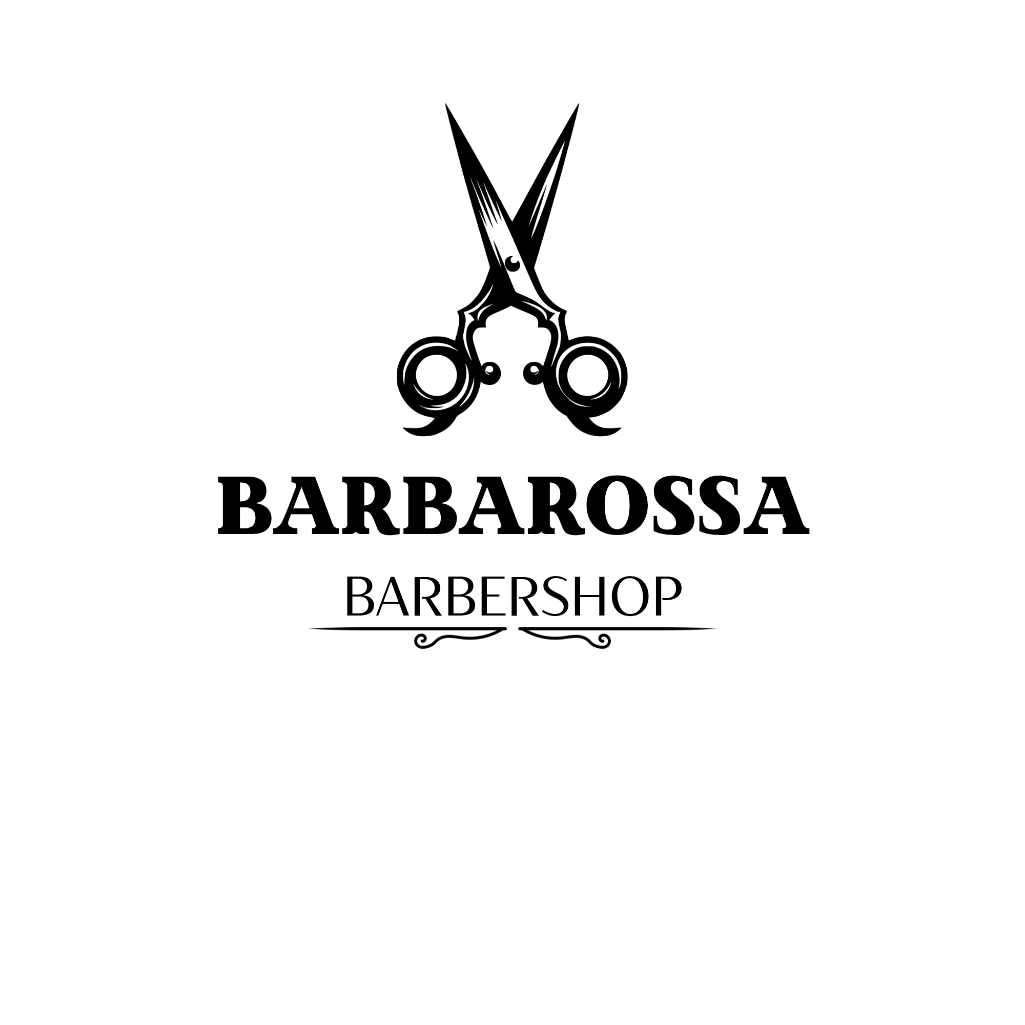 Айдентика мужской парикмахерской «BARBAROSSA»