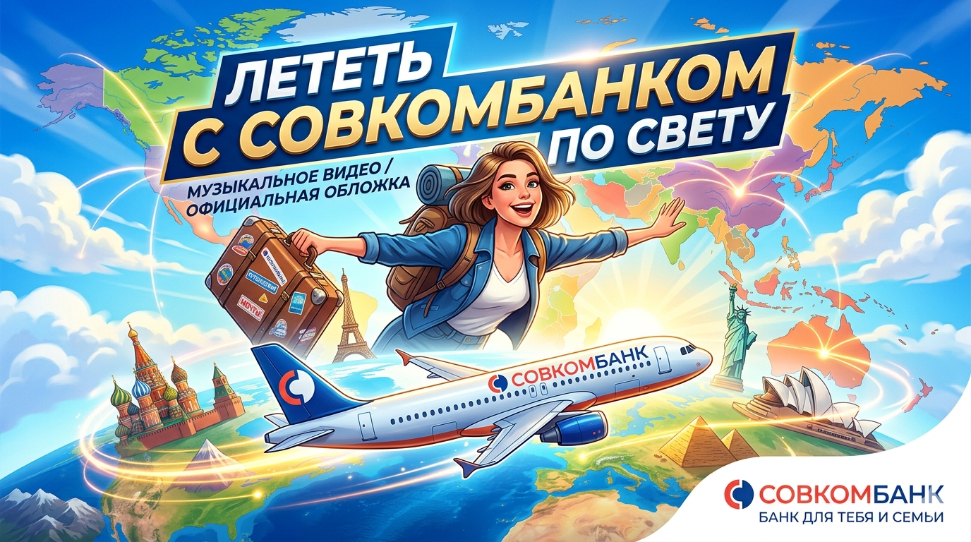 Песня: Лететь с Совкомбанком по свету