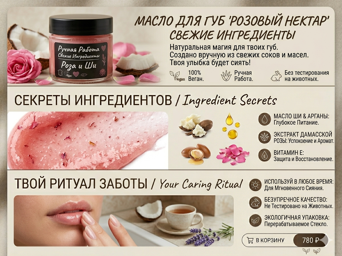 Создание карточек товаров для маркетплейсов