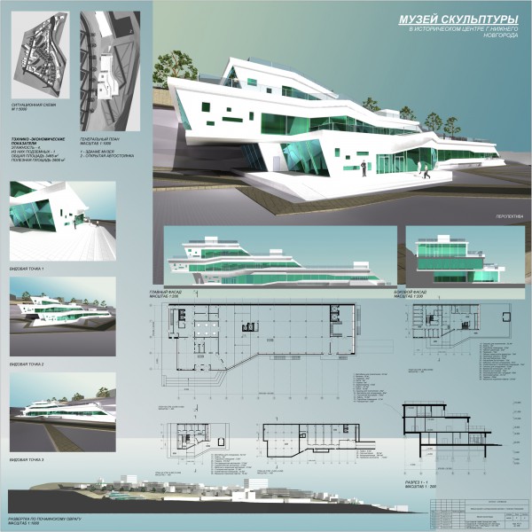 Музей курсовой проект архитектура