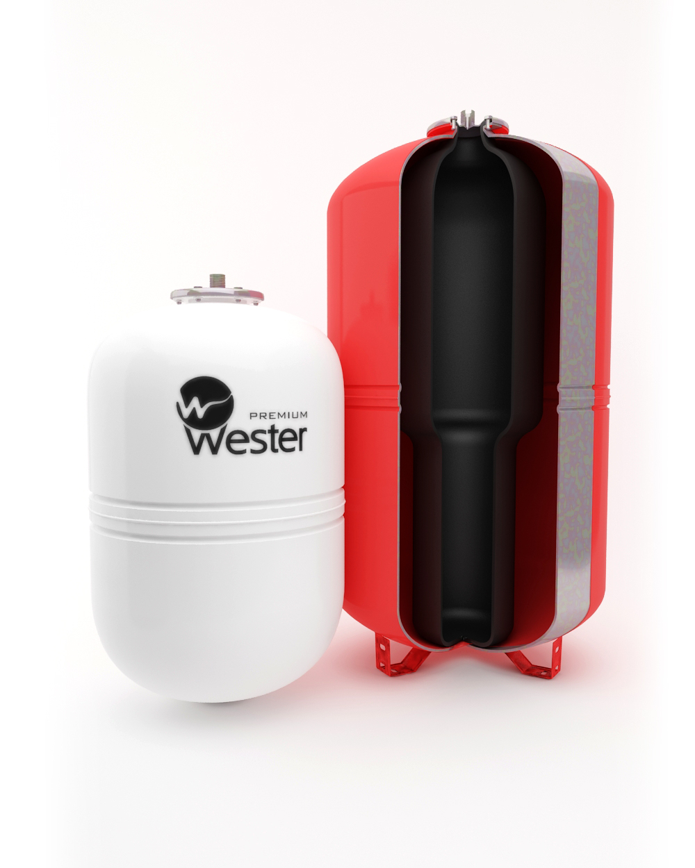 Вестер баки. Мембранный бак Wester WRV. Wester мембранный бак 18/30l+. Wester w100 бак мембранный. Бак расширительный Wester WRV 750л 10 бар.