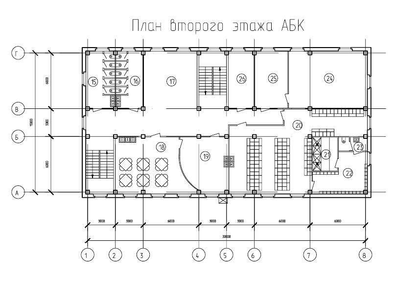 План абк промздания