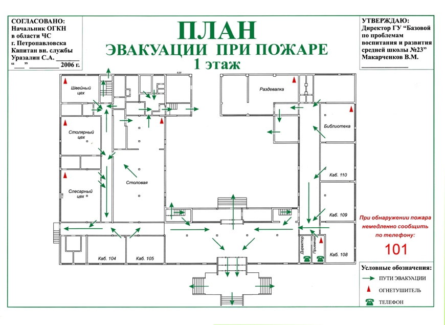 План школы номер 18