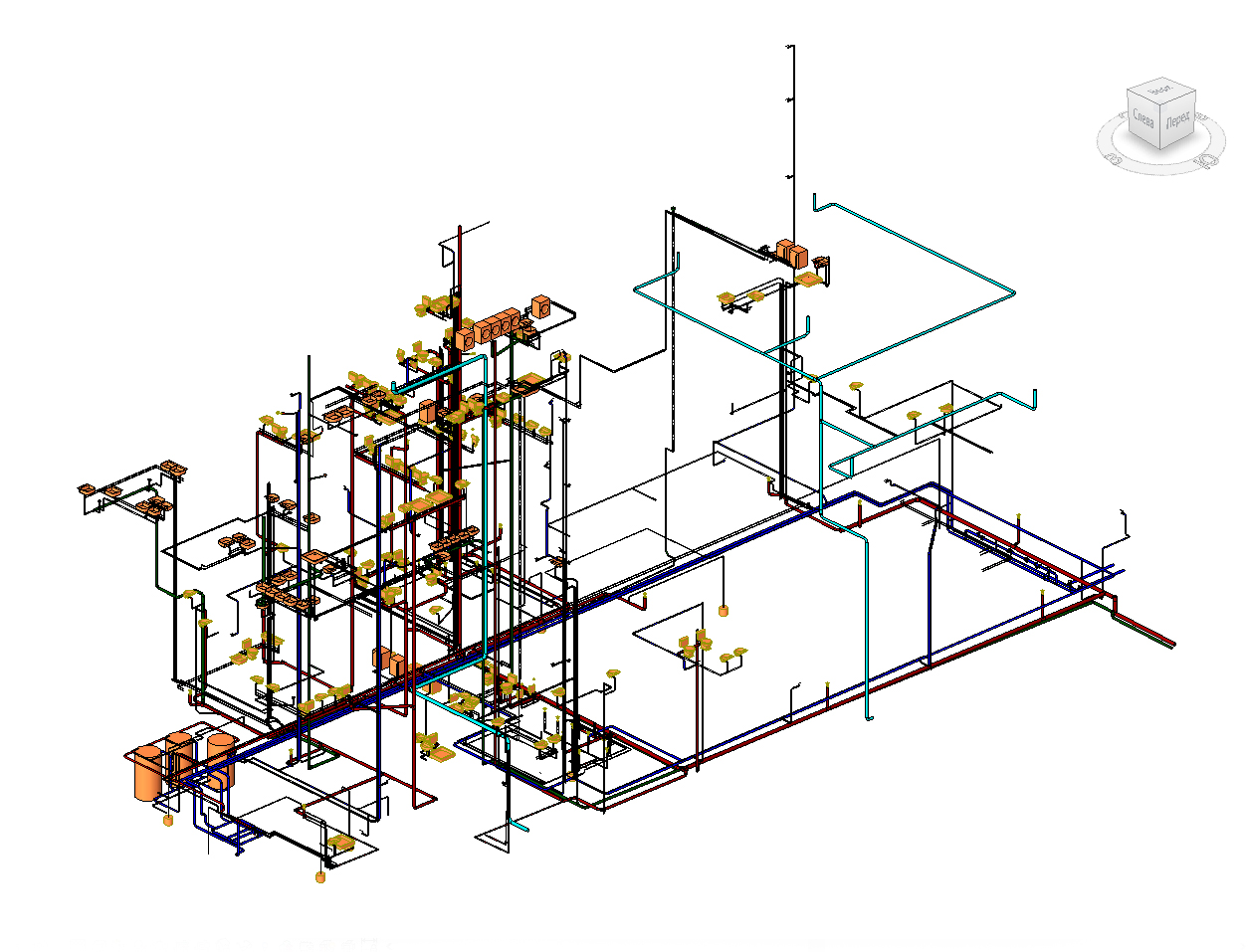 РАЗДЕЛ ВК В REVIT (BIM МОДЕЛЬ) - Фрилансер Роман Мелихов rgm400 - Портфолио  - Работа #2188572