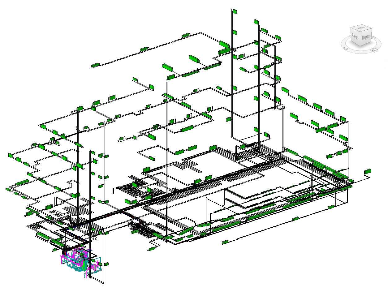 РАЗДЕЛ ОВ В REVIT (BIM МОДЕЛЬ) - Фрилансер Роман Мелихов rgm400 - Портфолио  - Работа #2188573