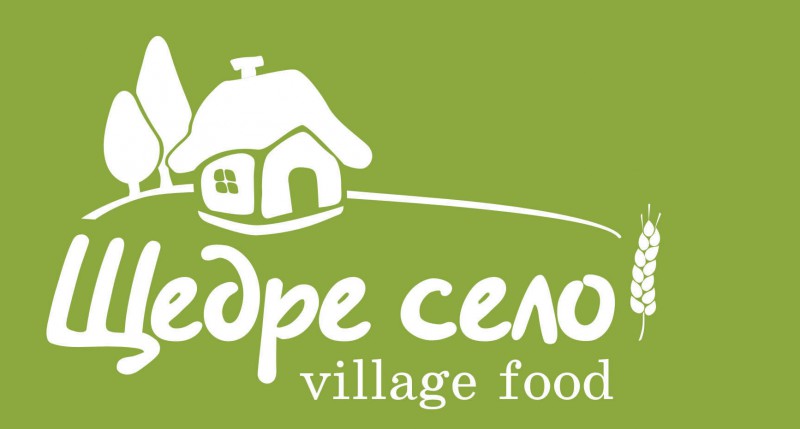 Щедрая бай. Food Village лого. Green Village продукты logo. Village food vector logo. Big Village logo.