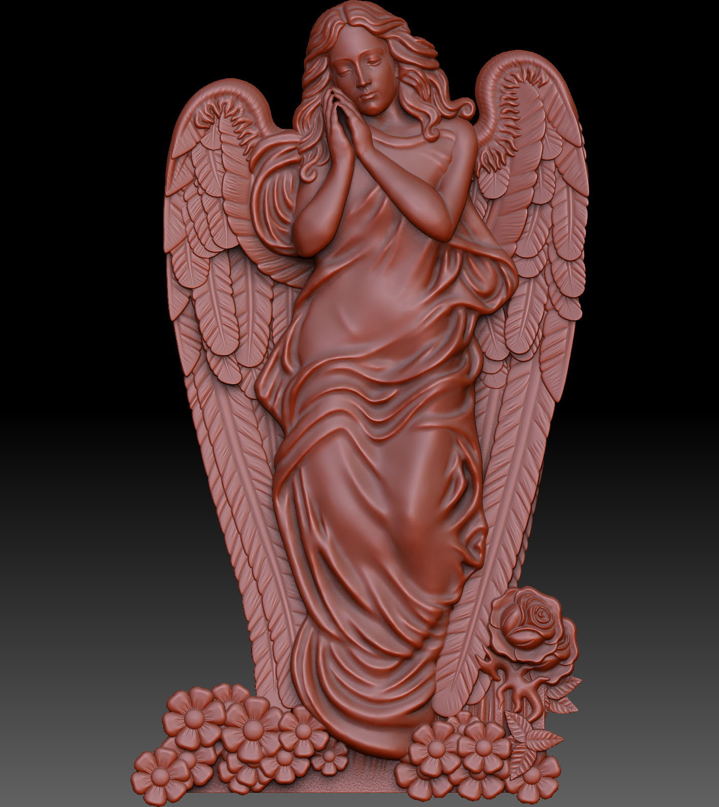 3d модель ангел для чпу (Angel for cnc) - Фрилансер Константин Костин Atris  - Портфолио - Работа #2527050