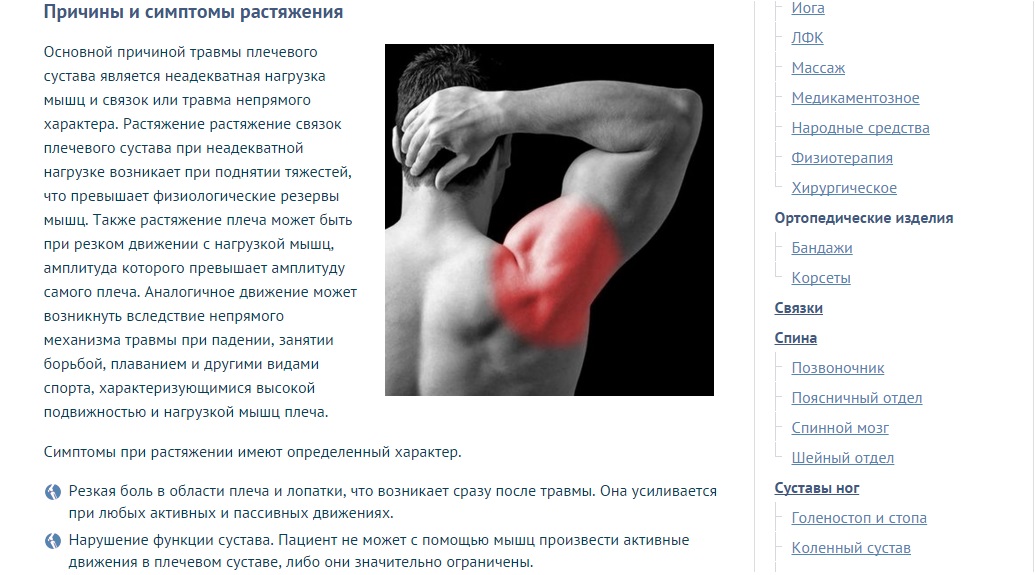 Повреждения связок плечевого сустава | Блог ММЦ Клиника №1 Люблино, Москва