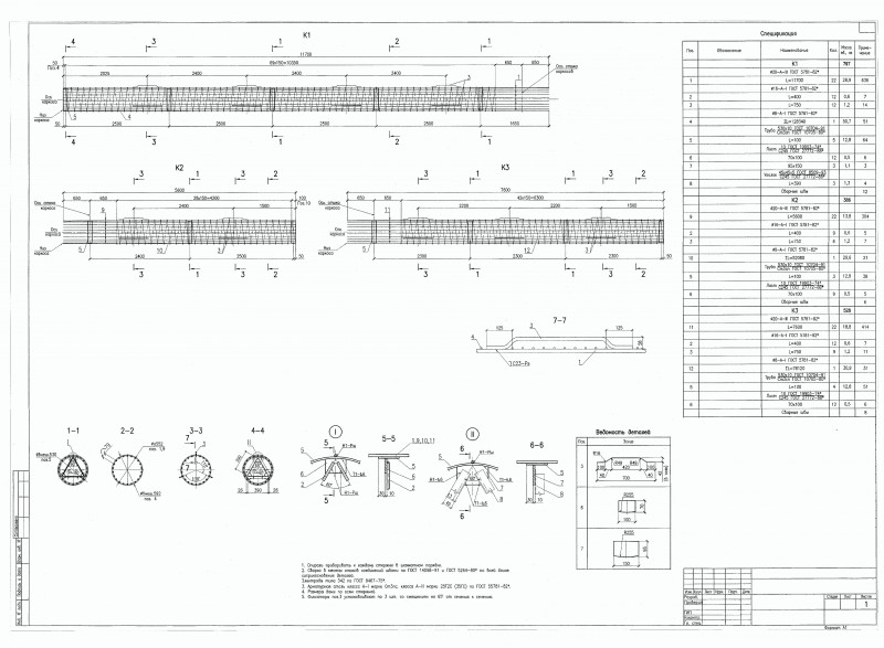 Чертеж буронабивной сваи dwg