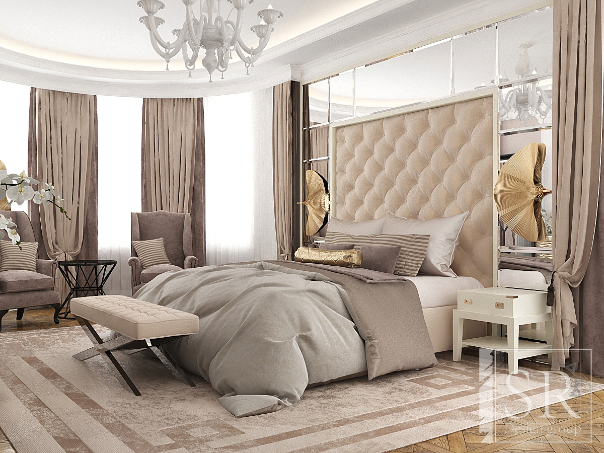 Спальня в стиле ар деко: особенности дизайна интерьера