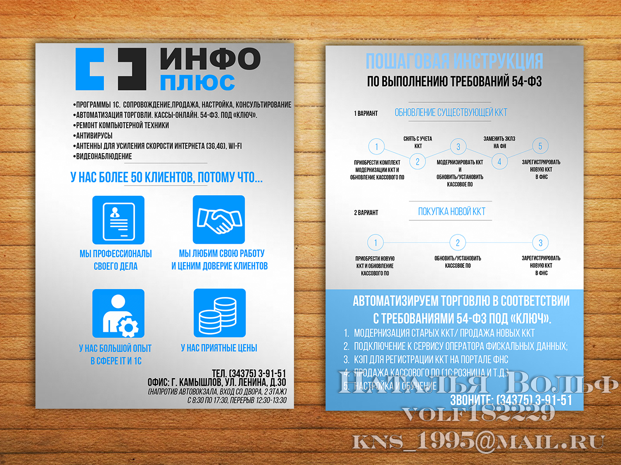 Инструкция - Фрилансер Наталья Вольф kns_1995 - Портфолио - Работа #2981986