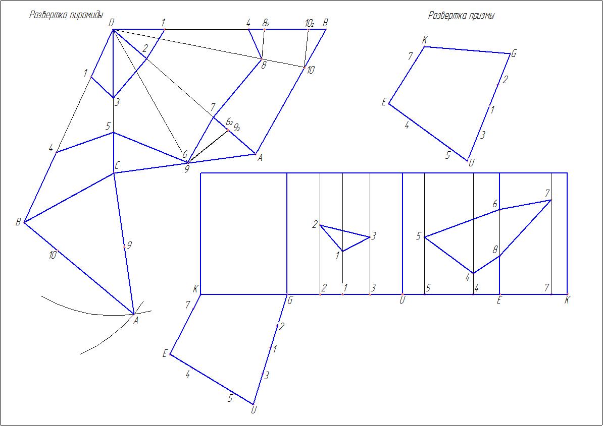 Развертка на чертеже solidworks