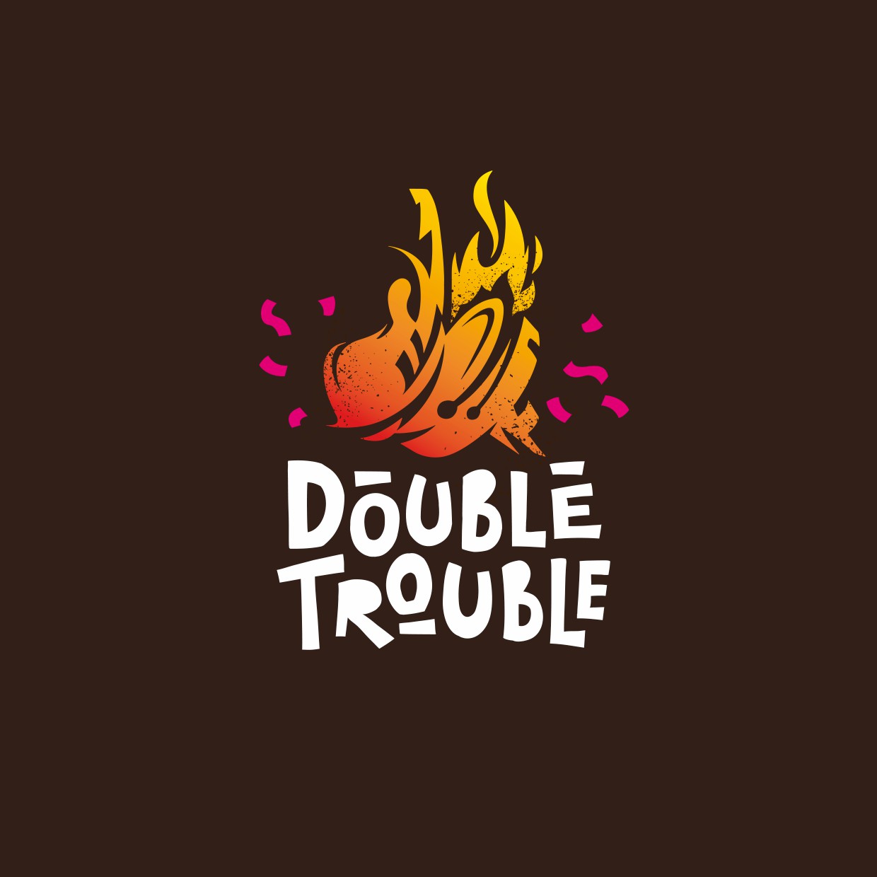 Double trouble. Double логотип. Логотип hassle. Trouble надпись. Бренд трабл.