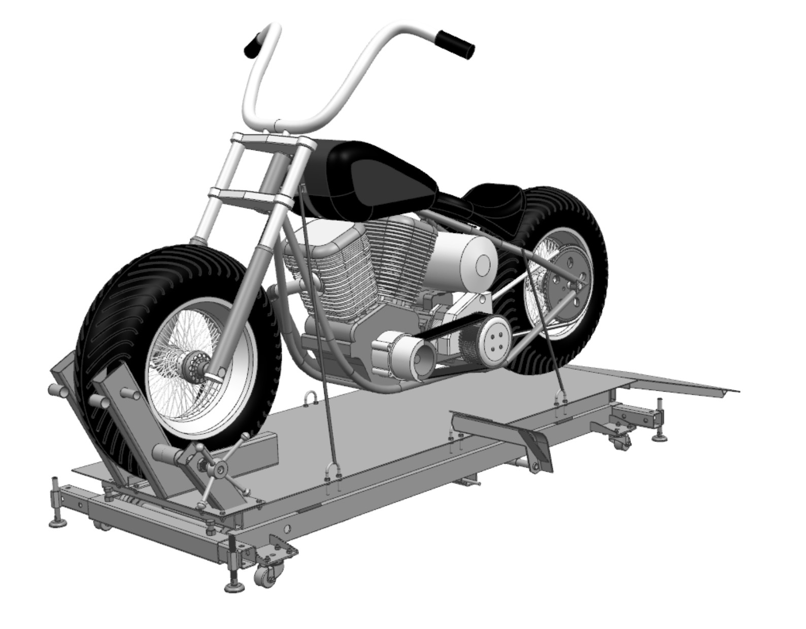 подъемный стол для мотоцикла