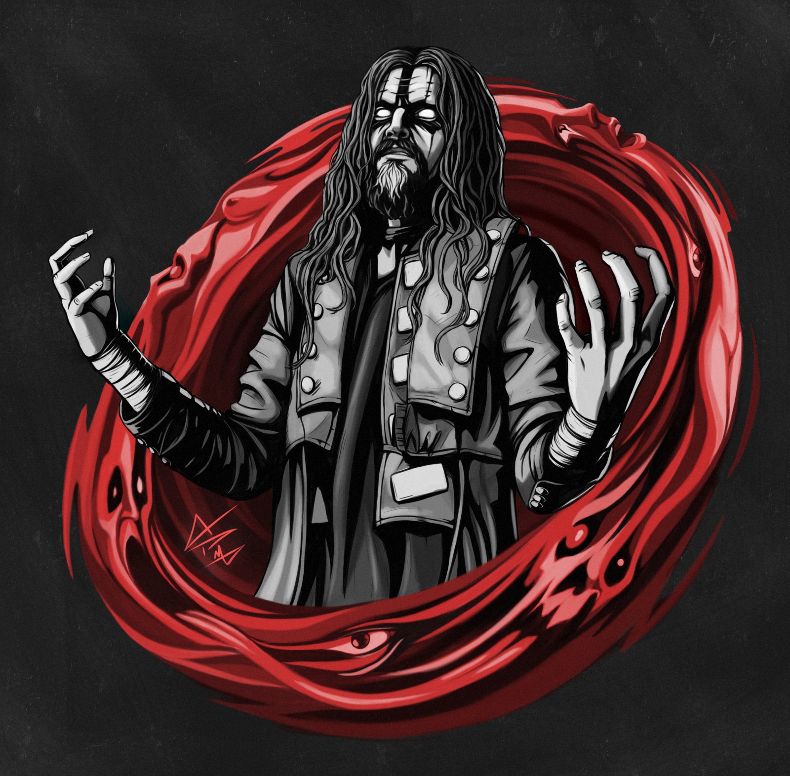 Фан-Арт на Rob Zombie - Фрилансер Алексей Плишков AlexDuv - Портфолио -  Работа #3466794