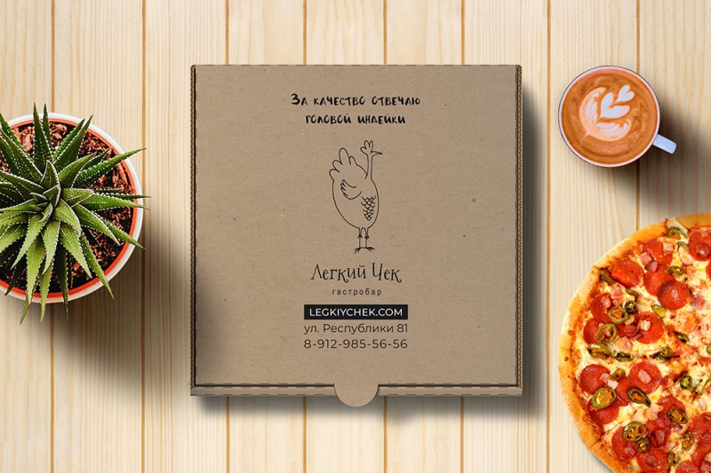 Стоимость печати и изготовления коробок для пиццы