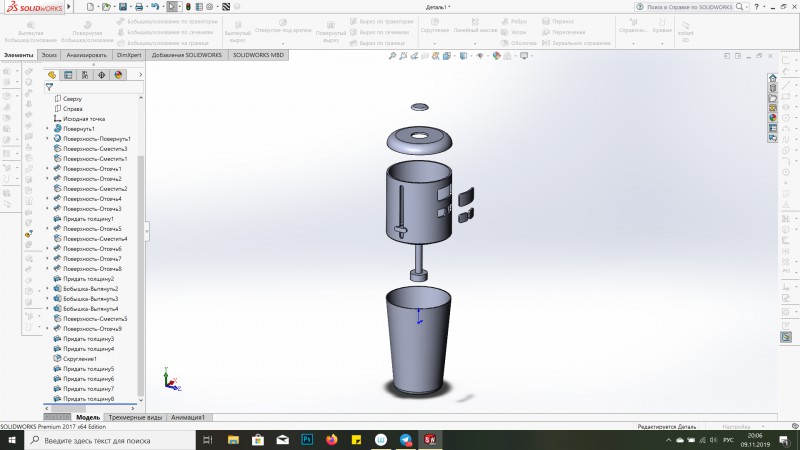 Модели для solidworks мебель