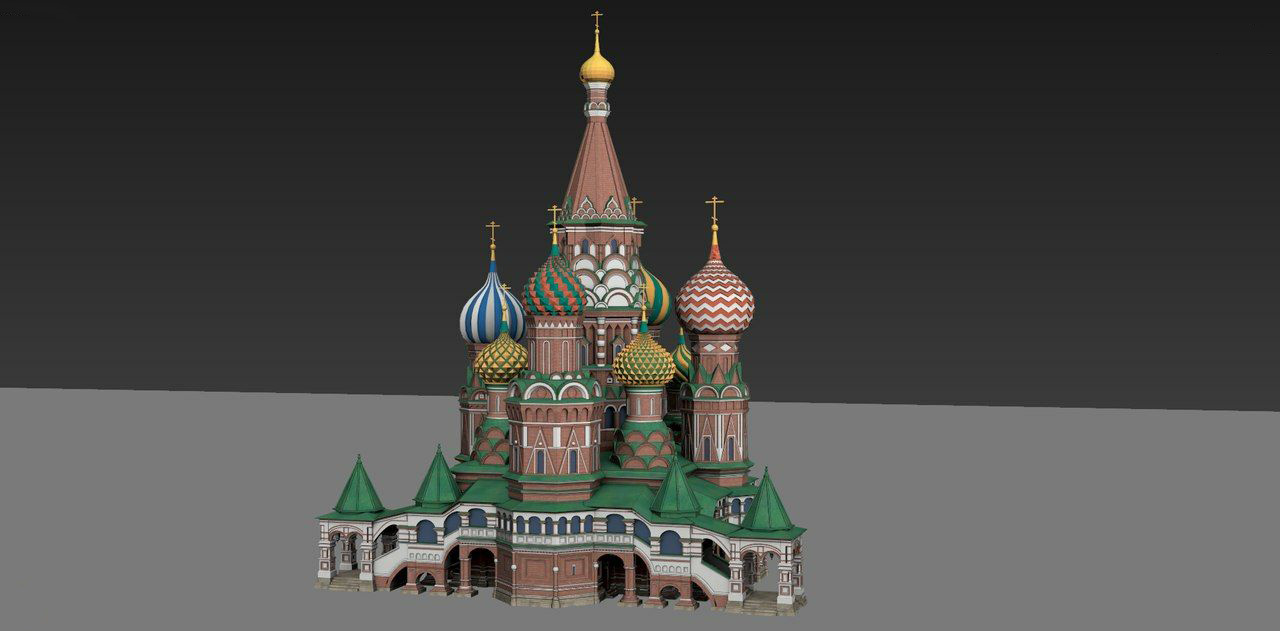 Разработка 3D-моделей достопримечательностей для Тинькофф - Фрилансер ООО  