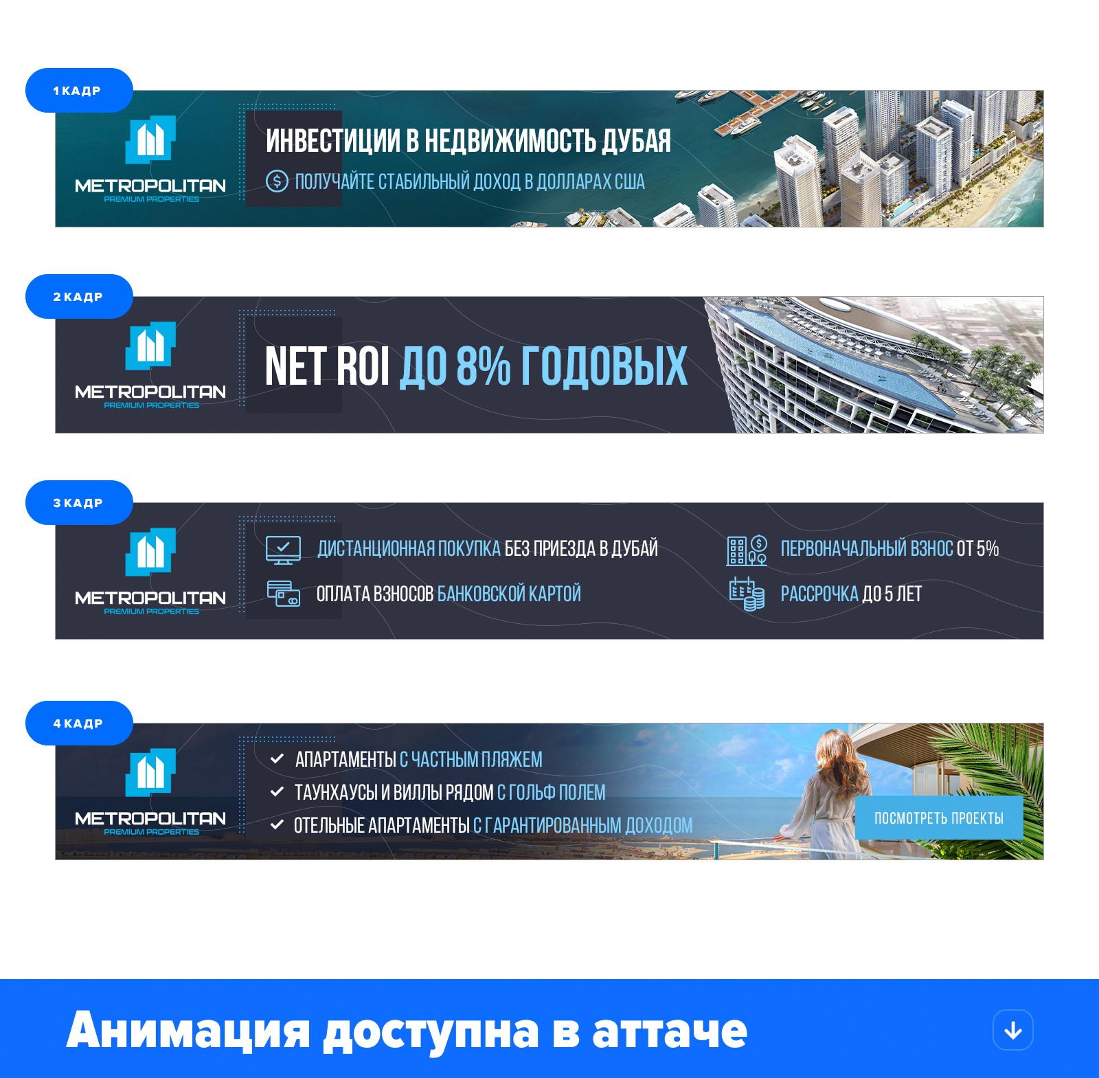 HTML-5 баннер METROPOLITAN - Фрилансер Мария masha@yodiz.ru Obelix2000 -  Портфолио - Работа #3901331