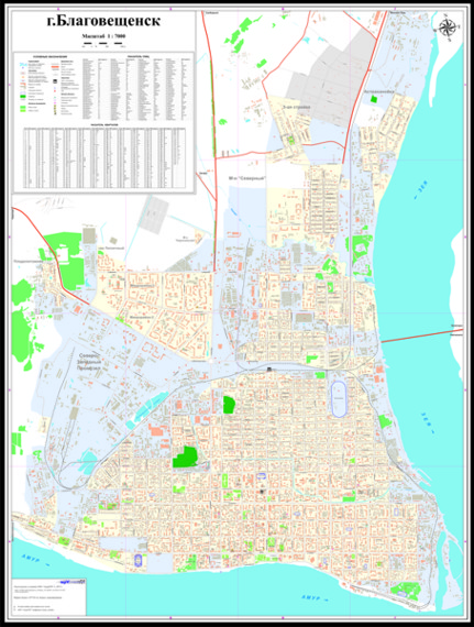 Карта благовещенска рб с улицами и номерами домов