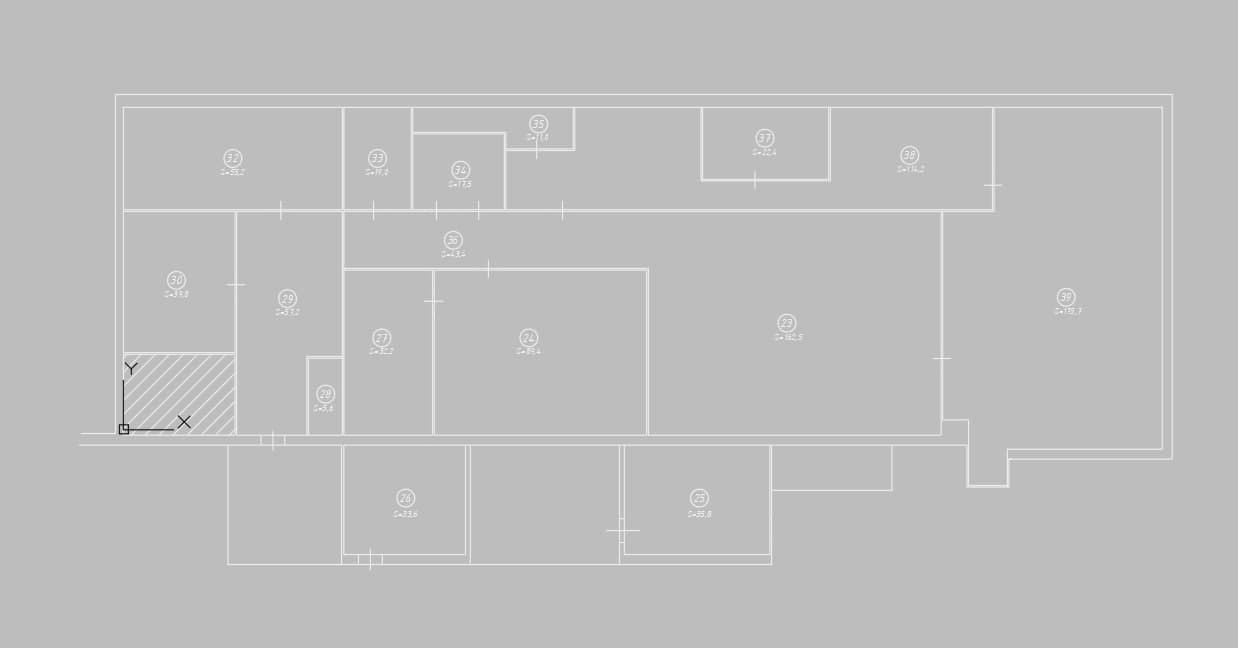 План БТИ (отрисовка в CAD) - Фрилансер Александр Кирпа aleksandrkirpa -  Портфолио - Работа #4162774