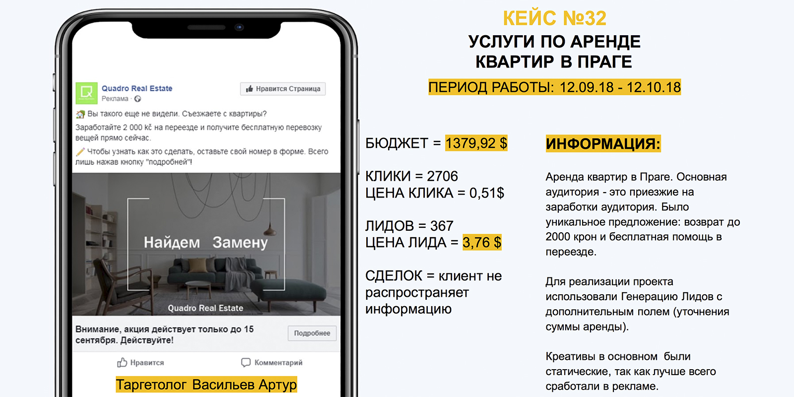 УСЛУГИ ПО АРЕНДЕ КВАРТИР В ПРАГЕ - Фрилансер Артур Васильев Arthur_Vasiliev  - Портфолио - Работа #4197527