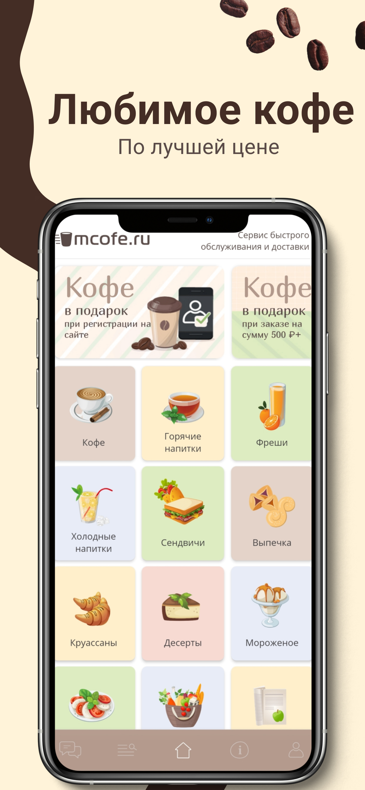 Сервис кафе Mcofe - Фрилансер Никита Мещеряков forfis - Портфолио - Работа  #4245885